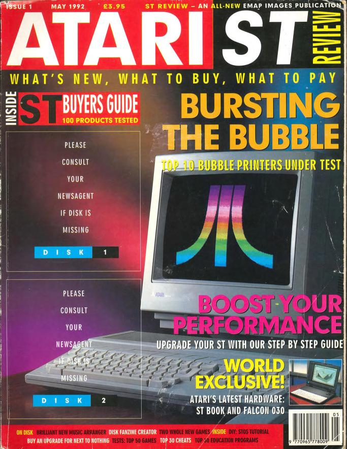 Cover for Atari ST Review 1 (May 1992)