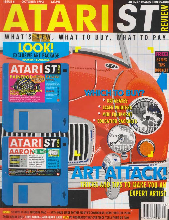 Cover for Atari ST Review 6 (Oct 1992)