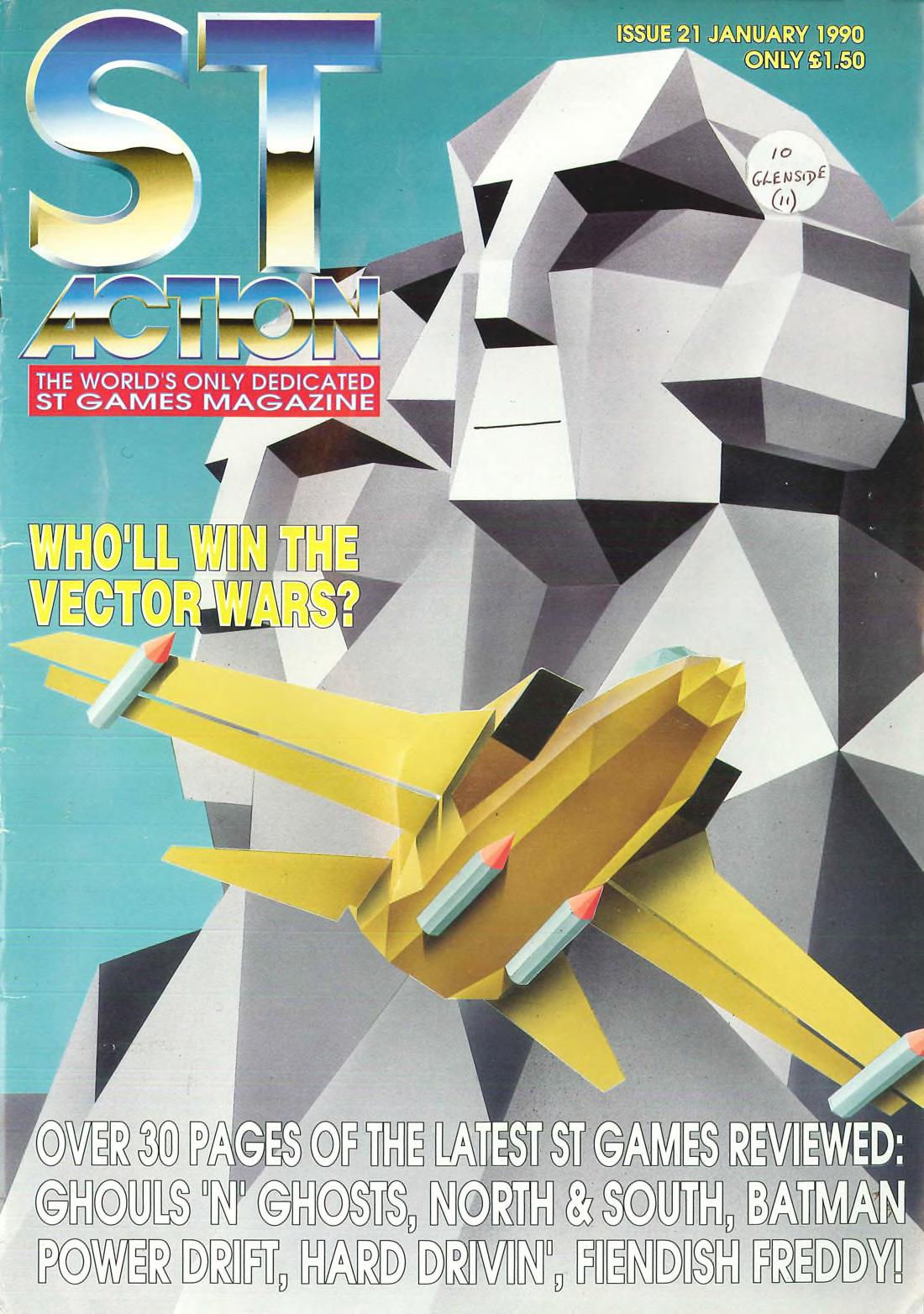 Cover for ST Action 21 (Jan 1990)