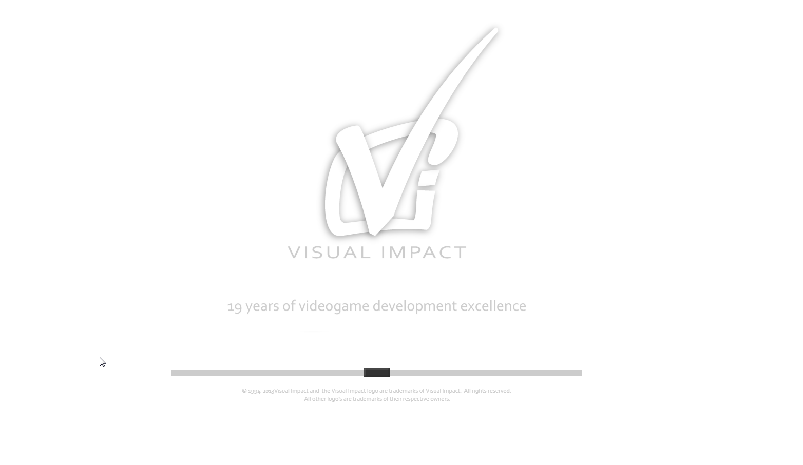 Screenshot of the website Visual Impact
